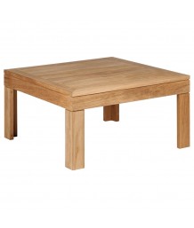 Barlow Tyrie - Linear Teak Low Table 76cm Square